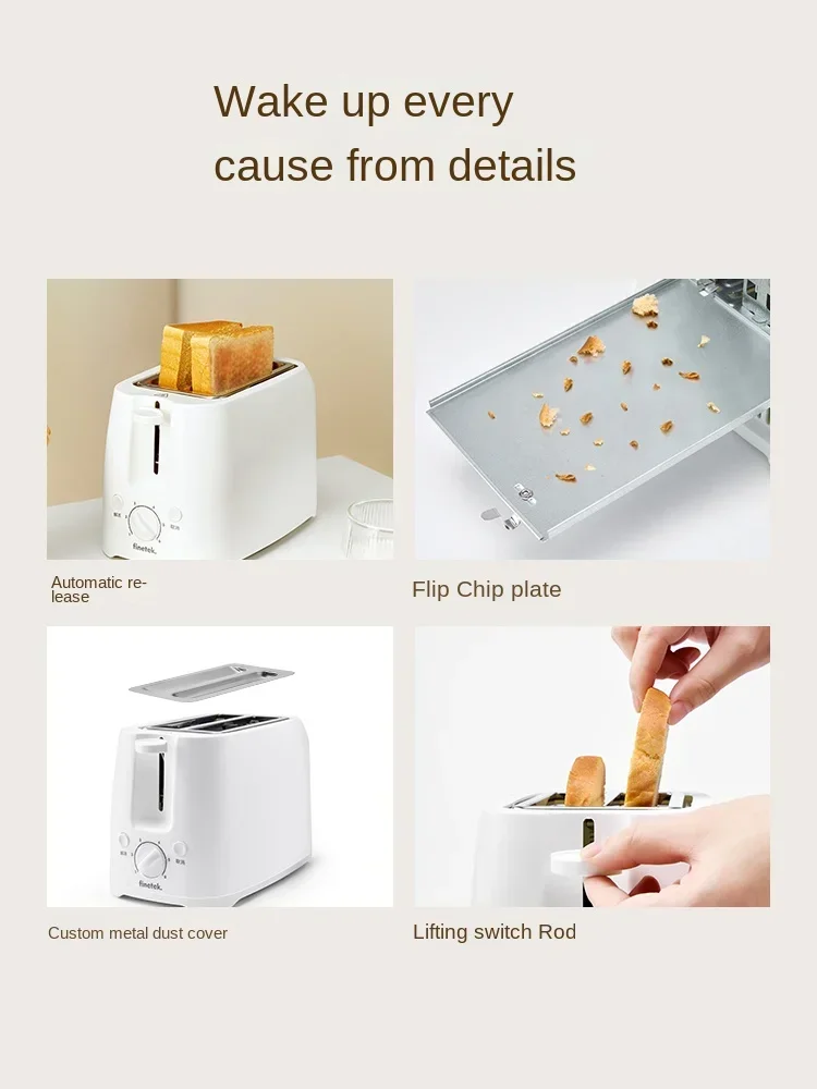 ArchiCook toaster household slice heating sandwich small fully automatic breakfast toaster driver toaster 3