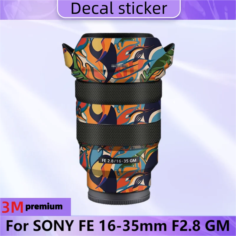 Per Sony Fe 16-35Mm F2.8 Gm Lens Sticker Protettivo Skin Decal Vinyl Wrap Film Anti-Scratch Protector Coat 2.8/16-35 Sel1635Gm