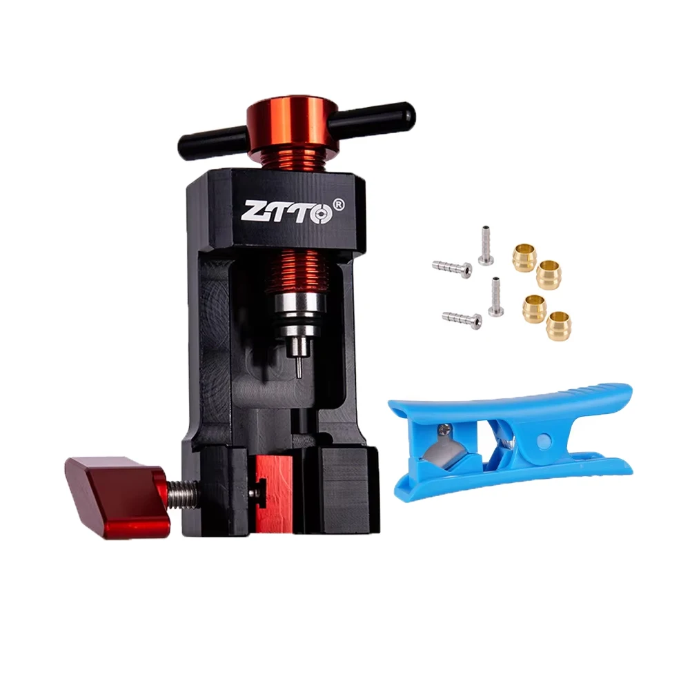 Herramienta Para Mangueras De Bicicleta - Inserción De Aguja De Aceite Y Cortador De Tubo, Kit Completo Para Mantenimiento De Frenos