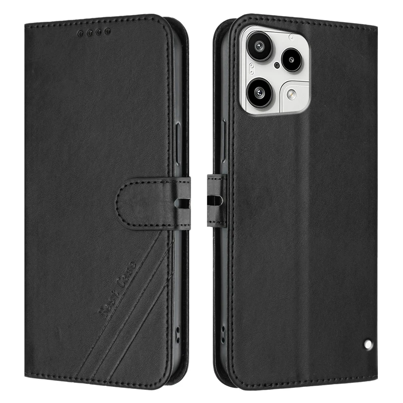 Leather Flip Case with Magnetic Wallet Book Cover