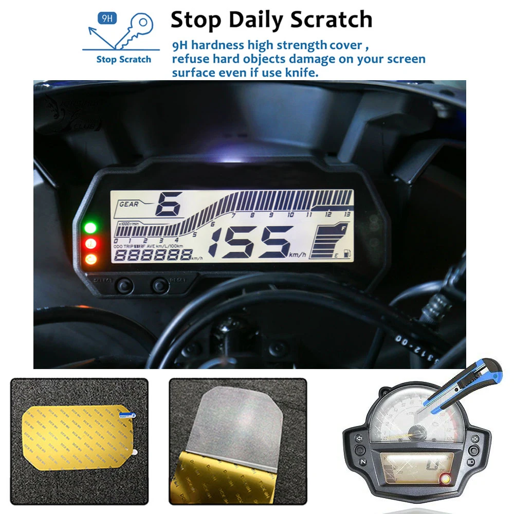 Motorcycle Cluster Scratch Protection Film Screen Protector For Yamaha R15 V3-MT15 MT-15 YZF-R125 MT-125 MT125