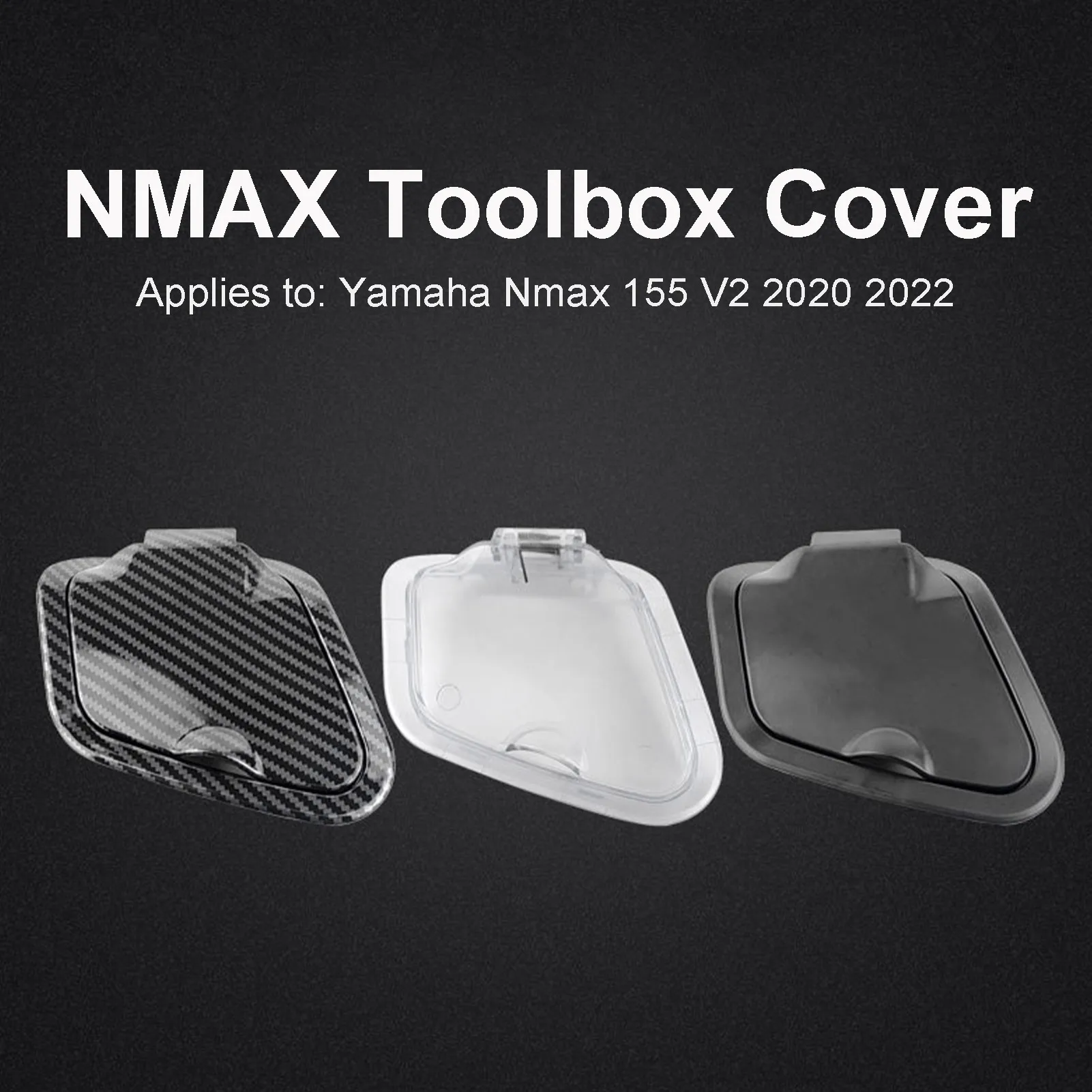 Motorcycle Side Pocket Cover USB Port Charger Compartment Waterproof Cover For Yamaha N max 155 V2 motorcycle pocket cover