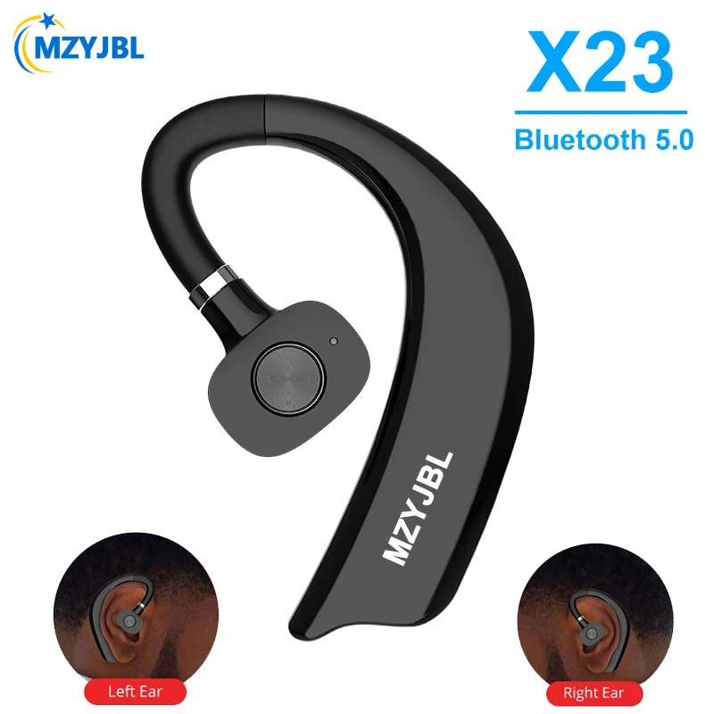 

MZYJBL Over-Ear Earhooks X23 Bluetooth Headphones Sport Headset Wireless Earbuds Built-in Mic Waterproof Earphones For TV Tablet