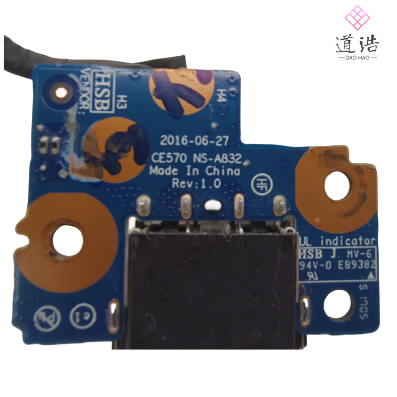 NS-A832 For Lenovo Thinkpad E570 E575 DC Board Jack Power Socket Charging Port with Cable CE570 5 NS-A832 For Lenovo Thinkpad E570 E575 DC Board Jack Power Socket Charging Port with Cable CE570 - Image 3