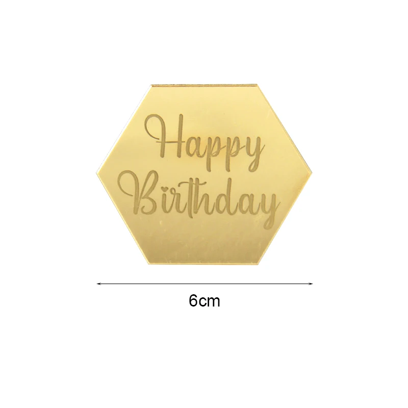 10 Stücke Alles Gute Zum Geburtstag Acryl Cupcake Topper Kinder Geburtstag Party Kuchen Dekoration Dessert Backen Kuchen Topper Party Supplies – Detail 4