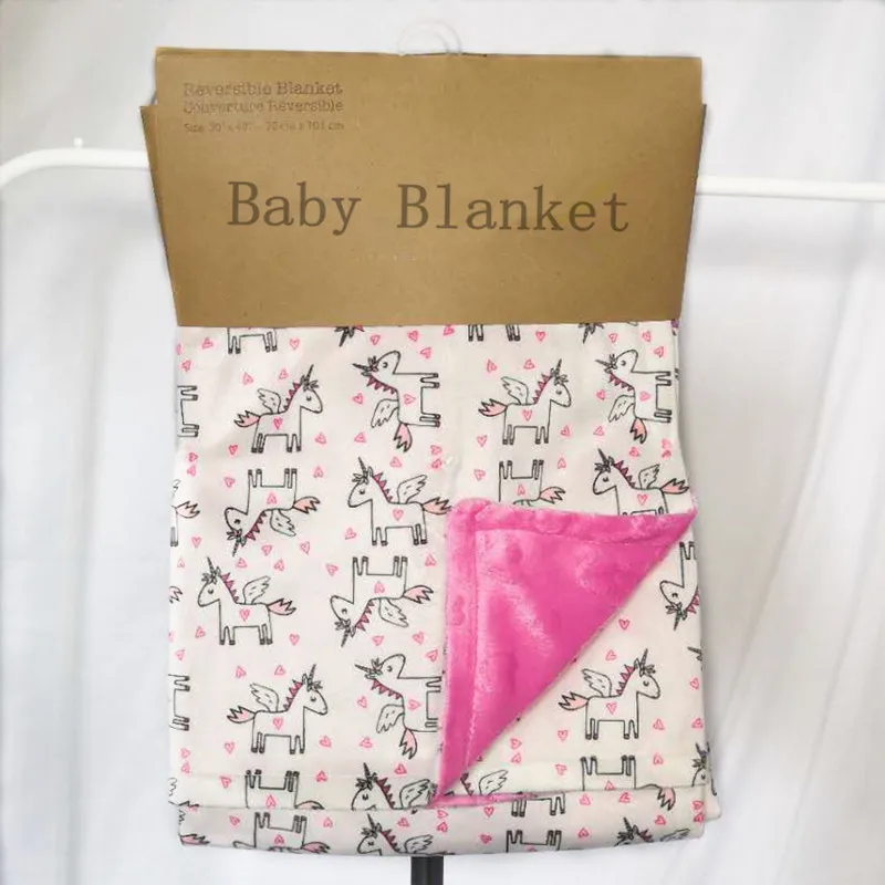 

Baby Blanket & Swaddling Newborn Thermal Soft Flannel Blanket Winter Solid Bedding Set Cotton Quilt Infant Bedding Swaddle Wrap