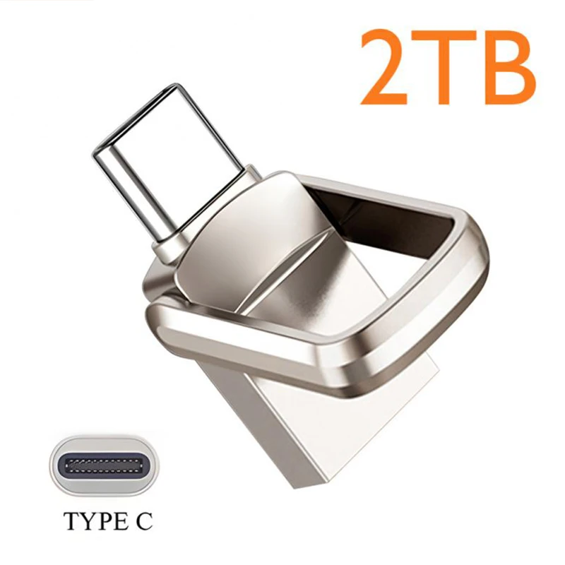 

2TB Metal USB 3.0 Pen Drive 2TB USB Flash Drives 1TB High Speed Pendrive Waterproof USB New Upgraded Portable USB Memory