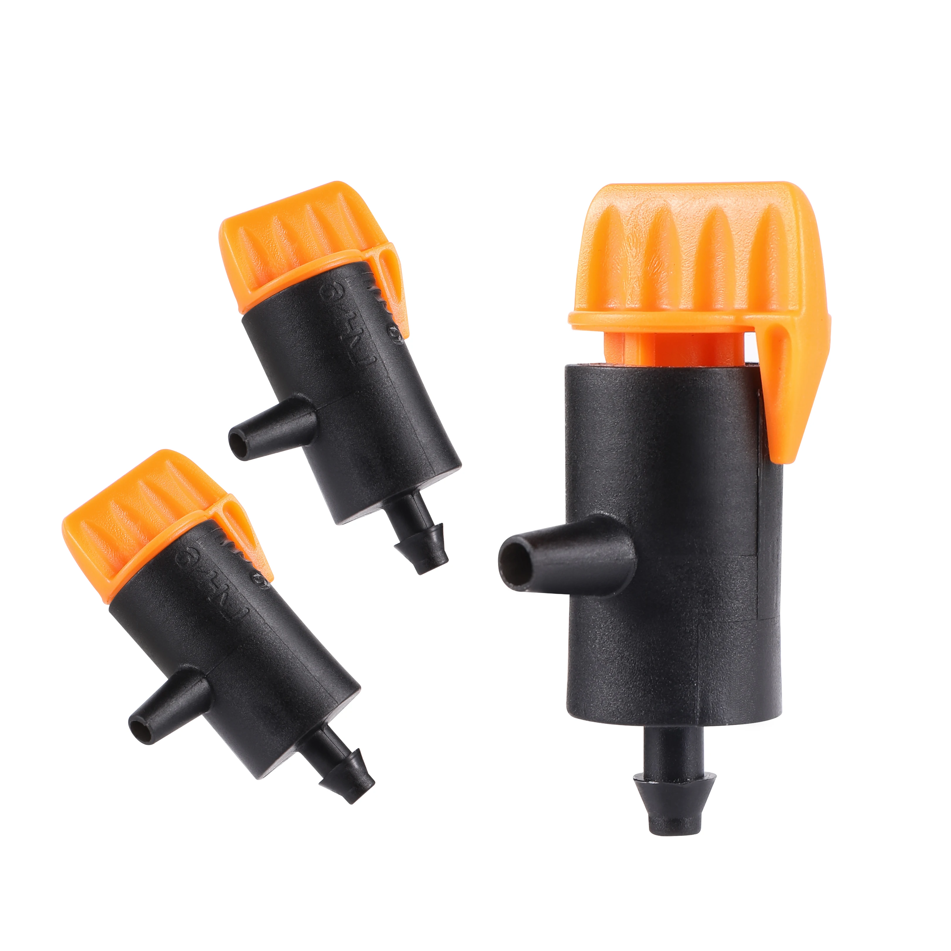 10Pcs 0~60L Micro Drip Irrigation System Tool Adjustable Dripper Pressure Compensated Dripper Garden Plants Watering Regulator