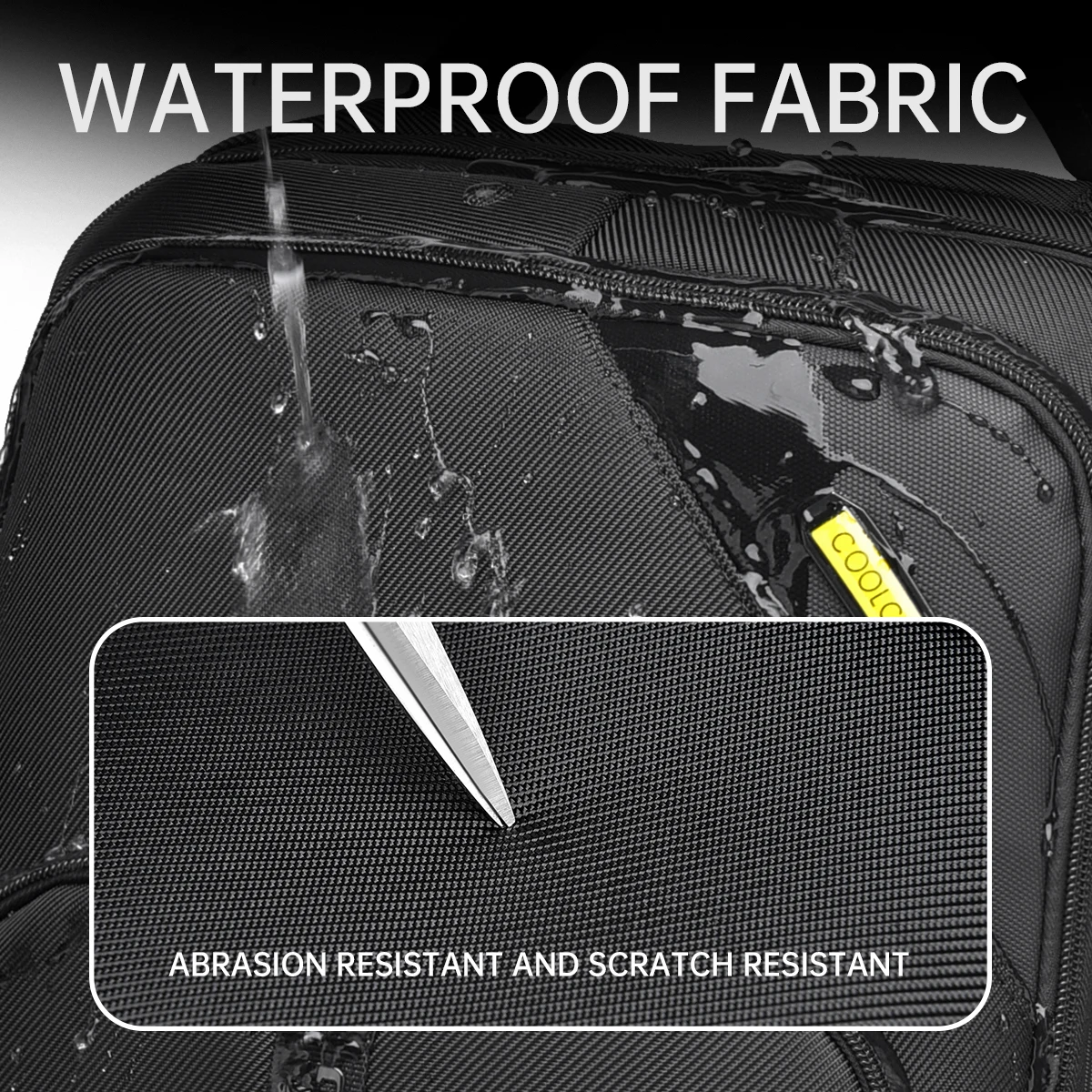 Travel Backpack Men's Business Backpack School Bag Rechargeable USB Bag Large-Capacity Laptop Waterproof Fashion Backpack