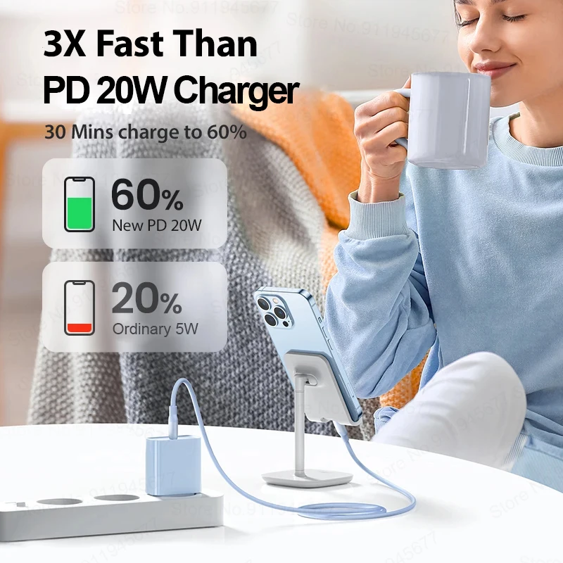20W Quick Charger iPhone 11 14 13 12 Pro Max Plus Mini X XR XS USB C Charge iPad Air Pro Fast Charging Phone Accessories power charger