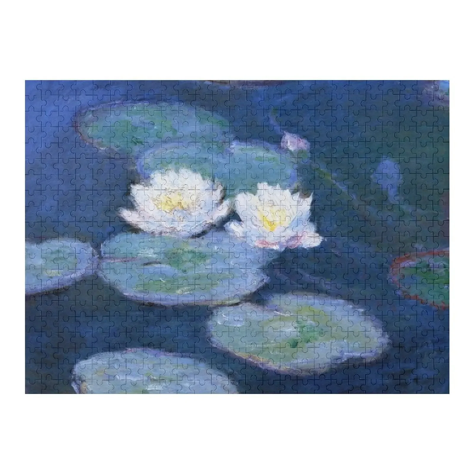 

Two Water Lilies Monet Fine Art Jigsaw Puzzle Children Personalized Kids Gifts Adult Wooden Puzzle
