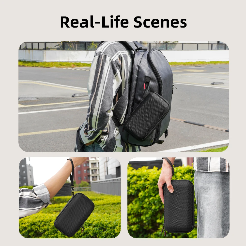 BRDRC Pocket 3 Carrying Case Handheld Gimbal Accessories Bag for DJI Osmo Pocket 3 Outdoors Travel Handbag Portable Storage Bag 3