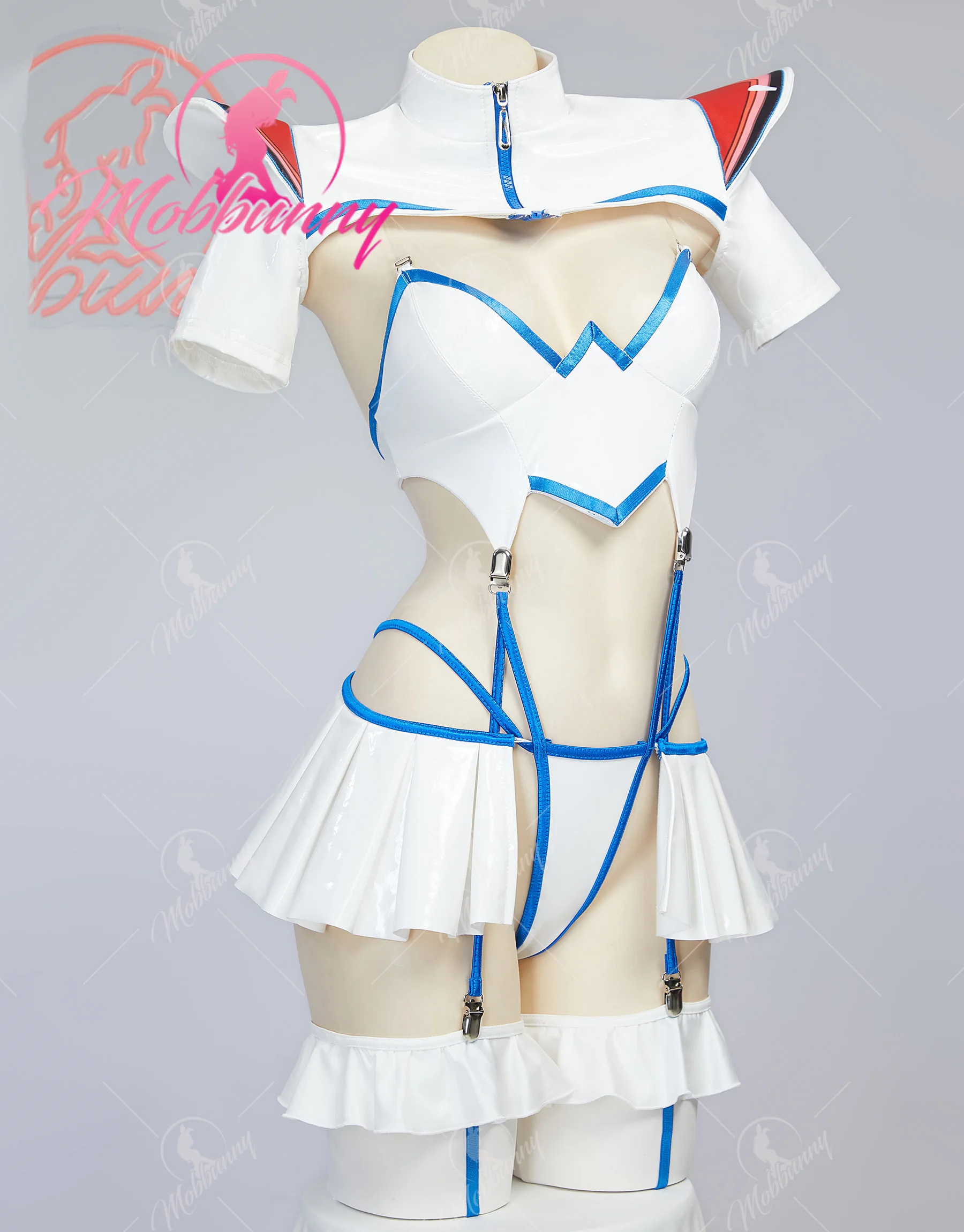 Mobbunny Conjunto de lingerie sexy derivada Satsuki top e saia  