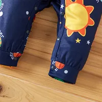 PatPat Overalls Baby Clothes New Born Boy Jumpsuit Romper Infant Newborn Babies Costume Solar System Planets Long-sleeve 6