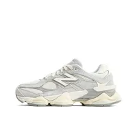 New Balance 9060 Sneakers décontractées à tige basse, sportives, confortables et résistantes à l'usure, unisexes gris et blanc U9060HSA 1