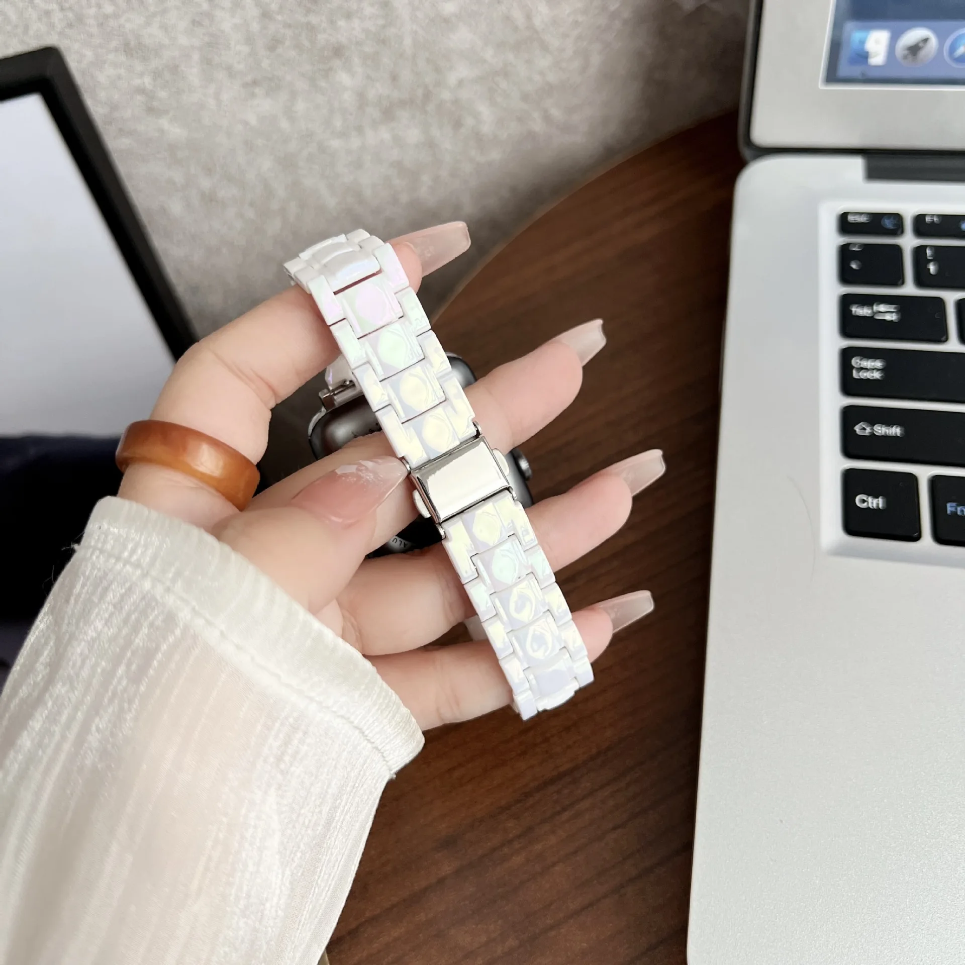 Resin Strap Bracelet Sport Watchband Replacement Wristband