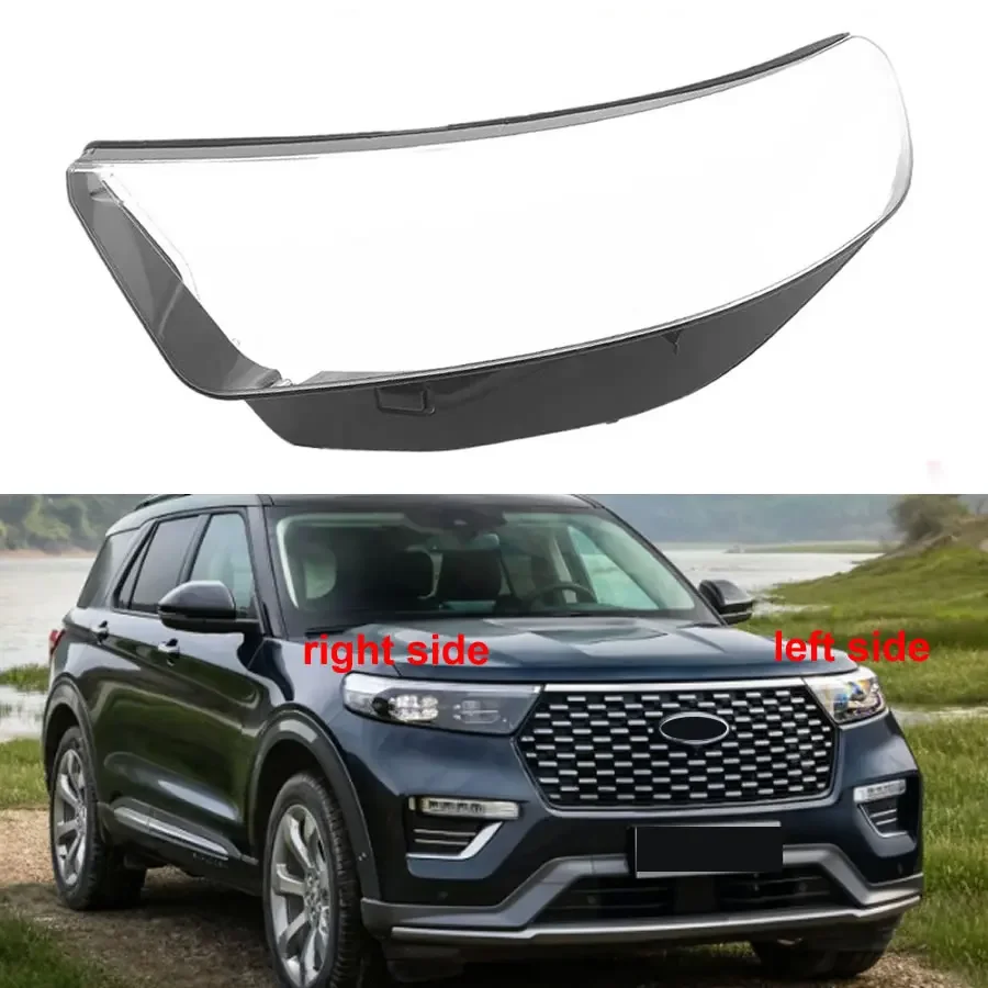 

Крышка передней фары для Ford Explorer 2020 2021, абажур для передней фары, корпус налобного фонаря из оргстекла, замена оригинальных линз