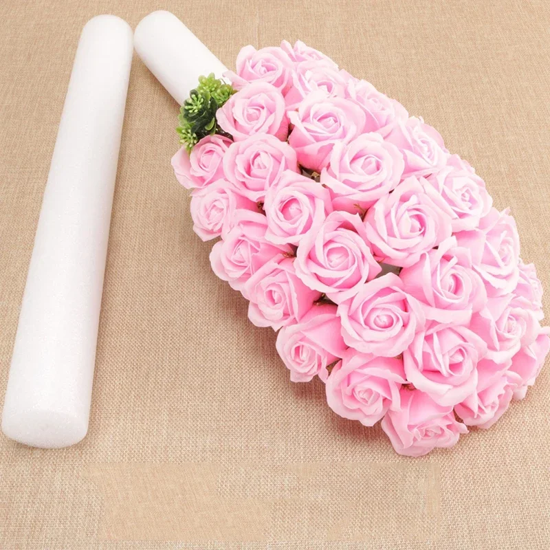 200 cm Länge, 4 cm/5 cm Durchmesser Schaumstoffstäbe für Bogen, künstliche Blumenarrangements, Schaumstoffdekoration, vielseitig einsetzbar, zufällige DIY-Größen – Detail 6