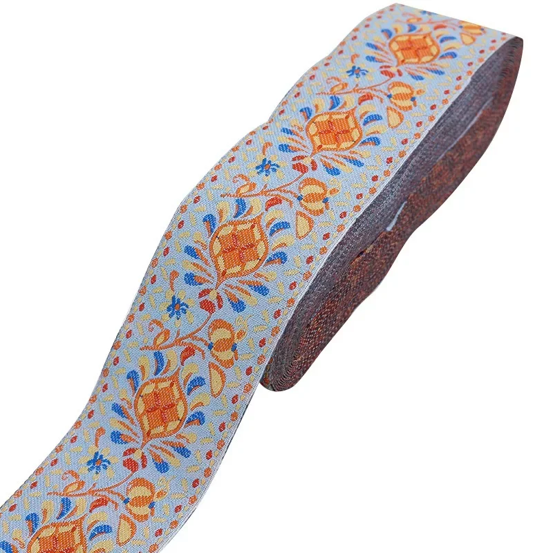 1 Yards Jacquard Ribbon Ethnic Trim Embroidered Woven Webbing Tape for Clothing Sewing Decorative clothing craft accessories,lace sewing accessories,lace sewing supplies,lace ribbon