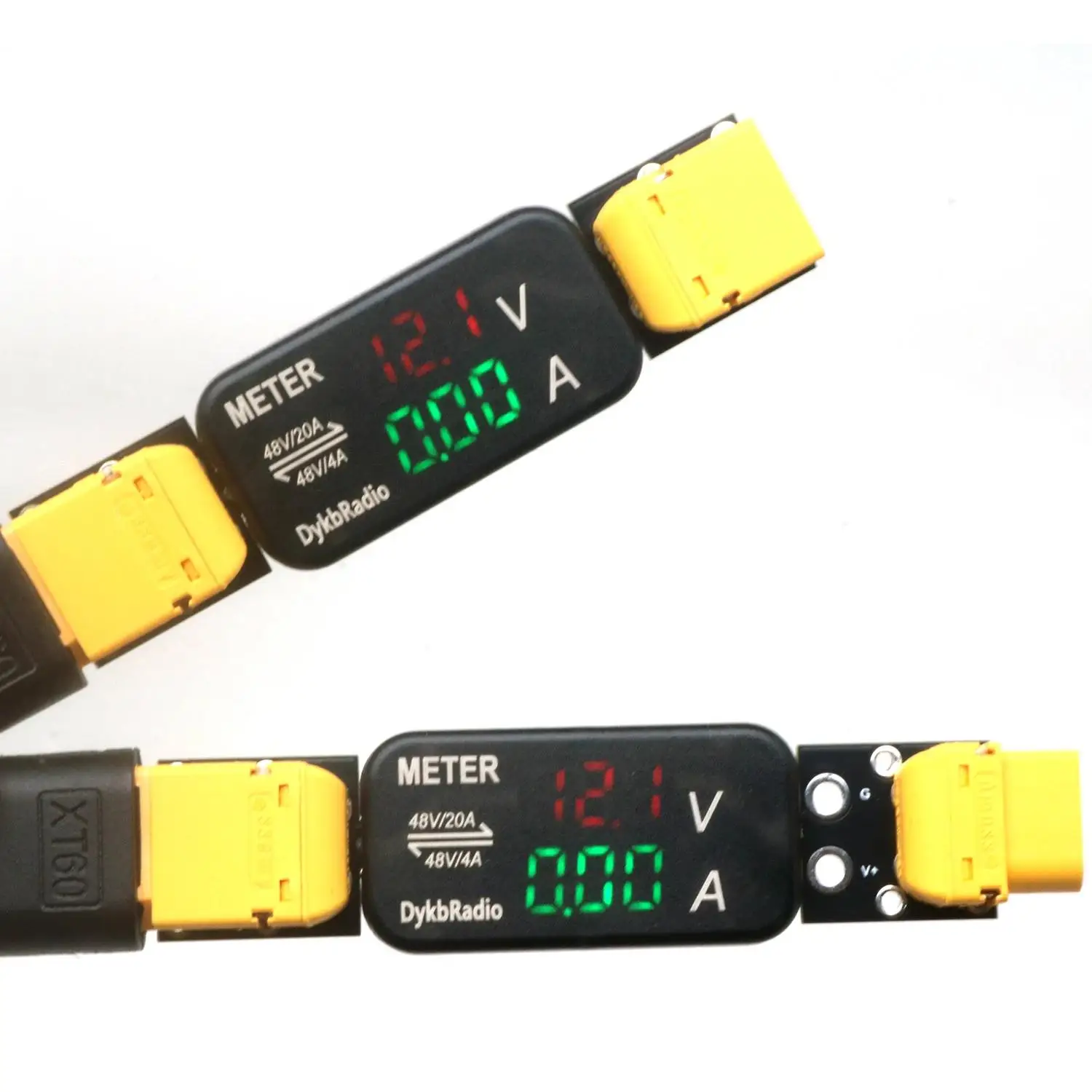 USB XT30 XT60 DC 20A Spannung Strom Meter Bidirektionale Drone RC Batterie Ladegerät Lade Entladen Tester LED Volt Amperemeter – Detail 3