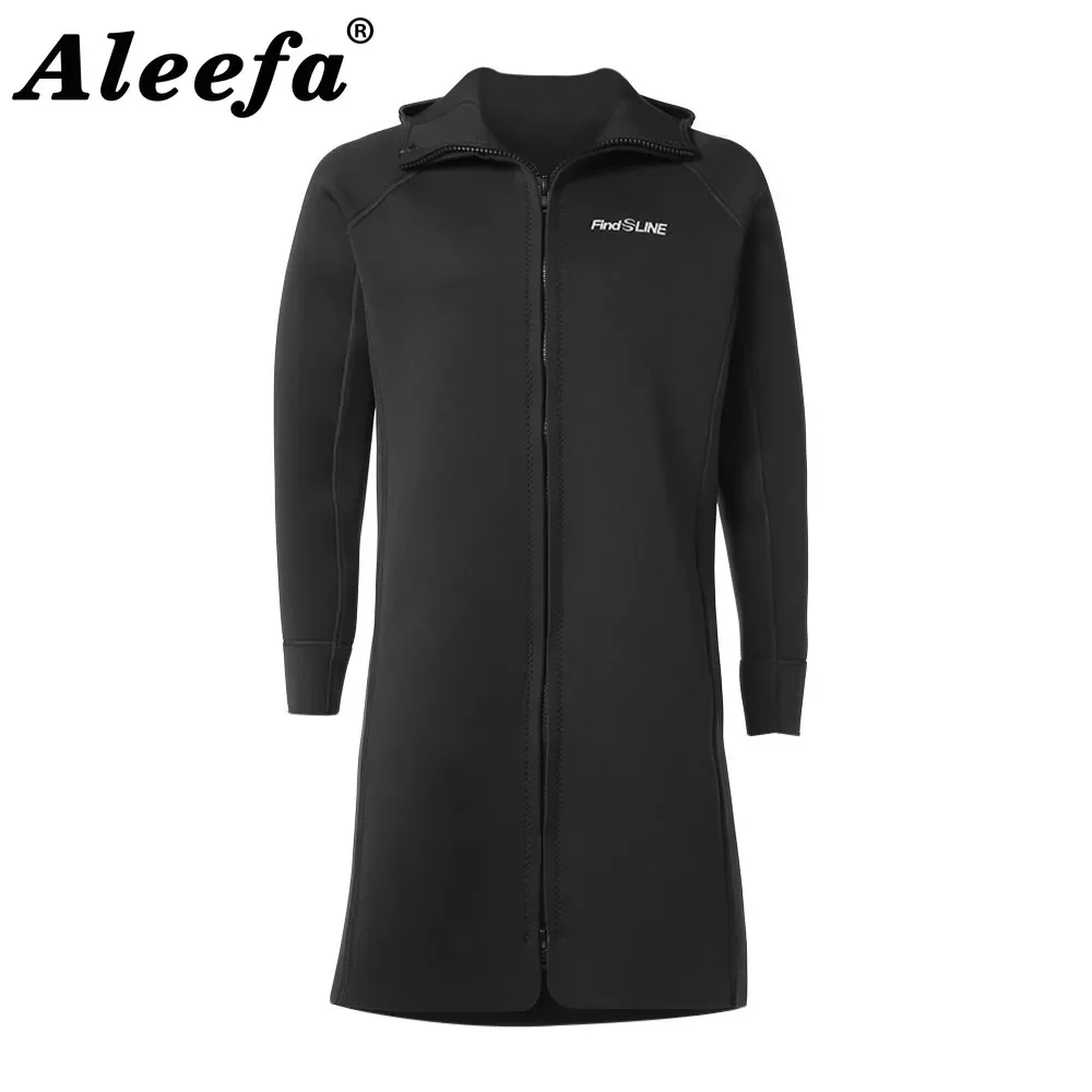 3mm Neoprene Jackets Coat &ndash; Popular Windproof Diving Suit for SCUBA, Swimming and Boating