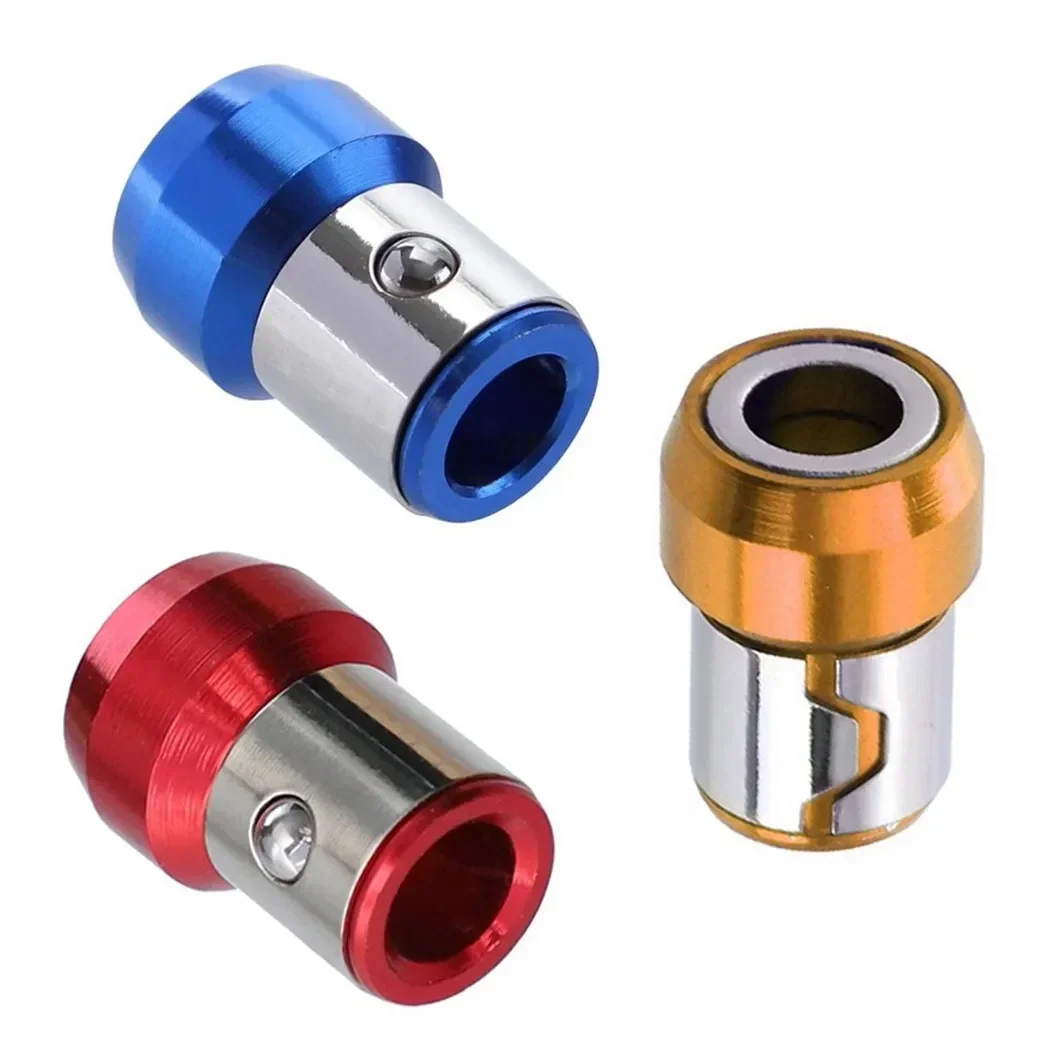 Universal Magnetische Ring 1/4 "Metall Schraubendreher Bit Magnetische Ring Für 6,35mm Schaft Anti-Korrosion Bohrer Magnet leistungsstarke Ring