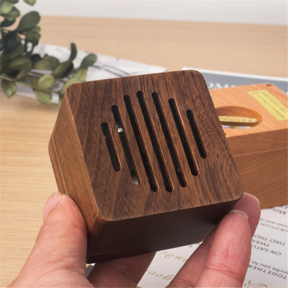 Wooden Wind-up Music Box Japanese Movement Beech Wood Happy Birthday MARIAGE D'AMOUR Always with Me Gifts for Girlfriends