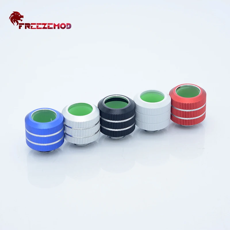 FREEZEMOD компьютерные фитинги с системой водяного охлаждения, с защитой от сжатия, жесткие трубки G1/4 PC, соединитель для OD12, OD14, OD16, PETG/труба PMMA