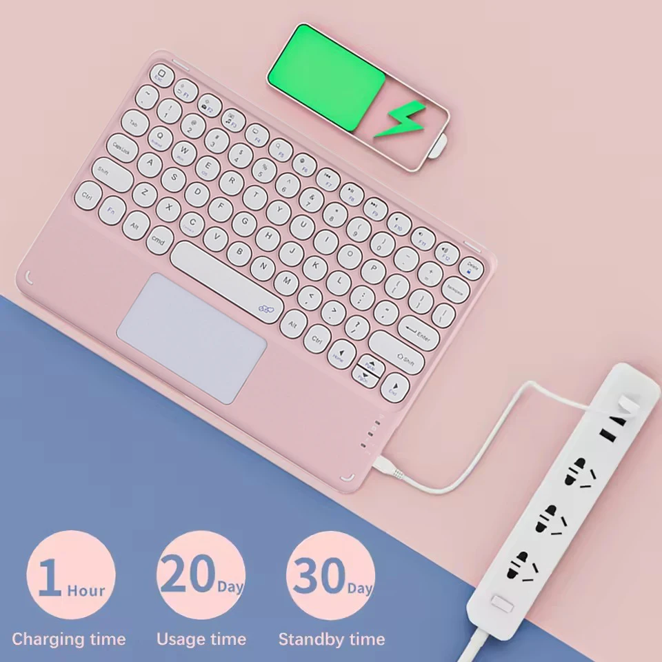 Universal Touch keyboard for iPad Air 13 M3 11th Gen 11 inch A16 Tablet Keyboard for Huawei Matepad 11.5 Bluetooth Keyboard