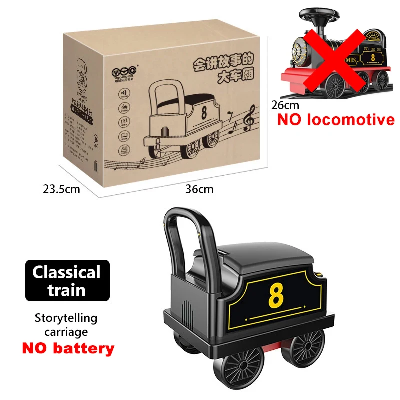 Set di giocattoli per treno natalizio con luce a vapore, giocattolo elettrico per treno di Natale, set per ragazzi e ragazze, set di treni elettrici, set ferroviari, regalo per bambini