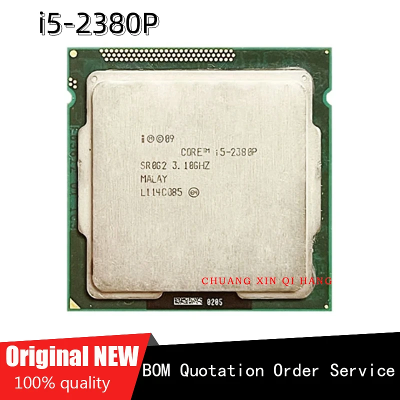 Per Il Processore Cpu Quad-Core Usato Da I5-2380P 3.1 Ghz 6M 95W Lga 1155 I5 2380P