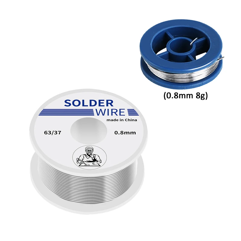 Solder Wire 50g 1.0mm/0.8mm Flux Rosin Core Weldring Tin Lead Roll Soldering Wire Tin Melt Rosin Wire Roll No-clean FLUX 2.0% images - 6