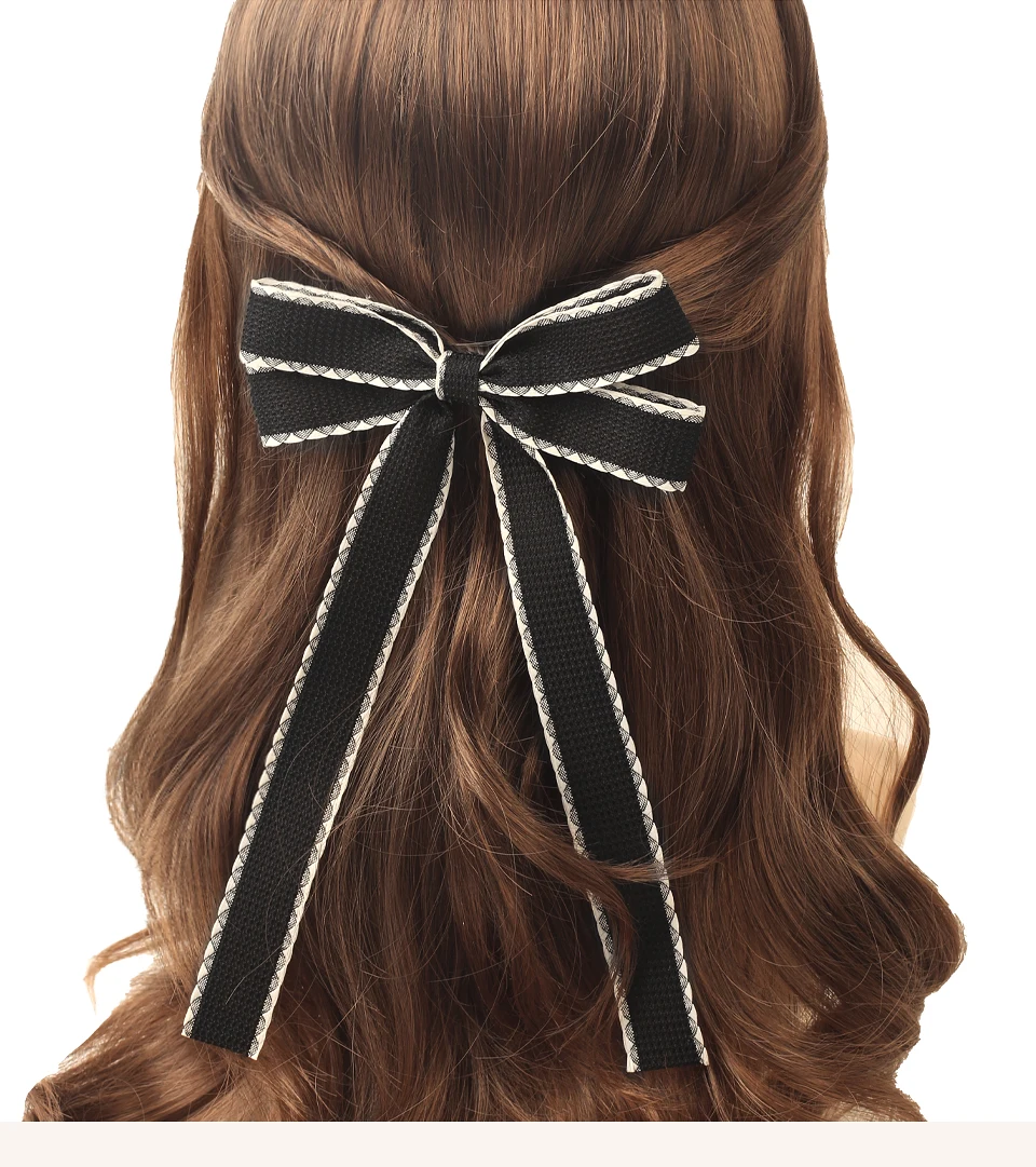 Mädchen Baby Feste Band Haar Clips Stirnbänder Kinder Mode Lässig Elastische Elegante Spitzen Niedliche Bögen Haarnadel Haar Zubehör – Detail 6