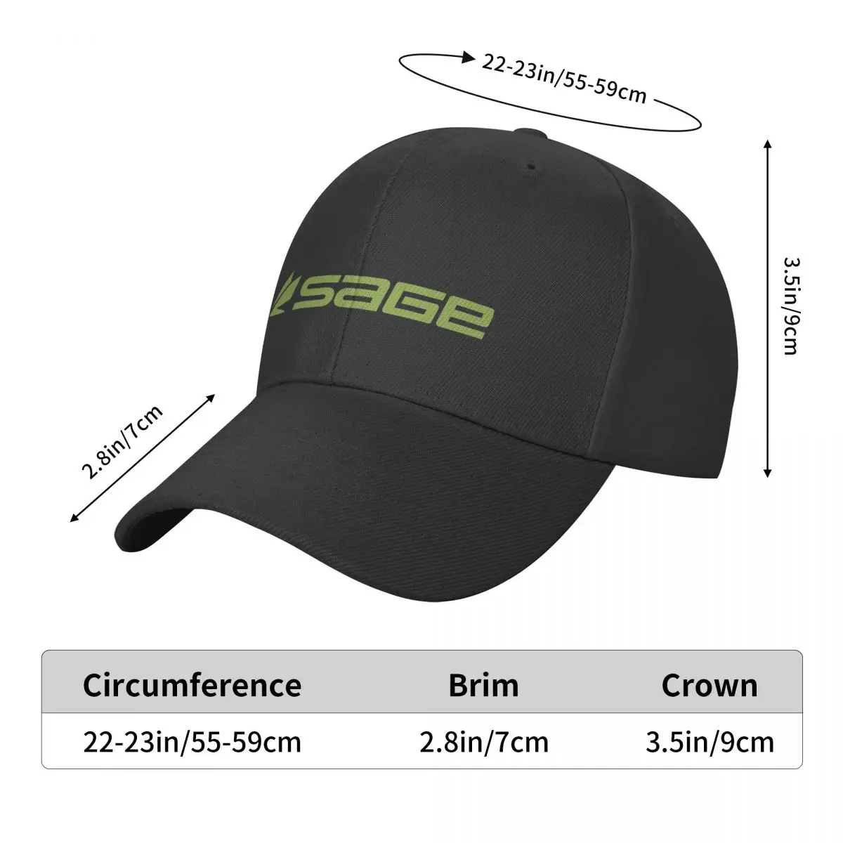 Fly Fish Fishing Baseball Cap Adjustable for Men
