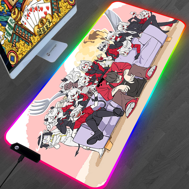 Mouse Pad Computer Accessories Pc Gamer Keyboard Backlight Mat Xxl Ковер Gaming Laptop Mousepad Computers RGB Carpet