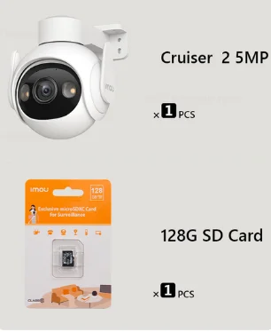 Caméra de surveillance extérieure Imou Cruiser 2 Blanc