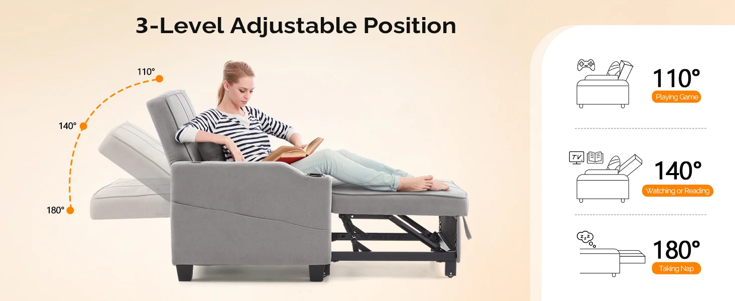 beige sleeper sofa
