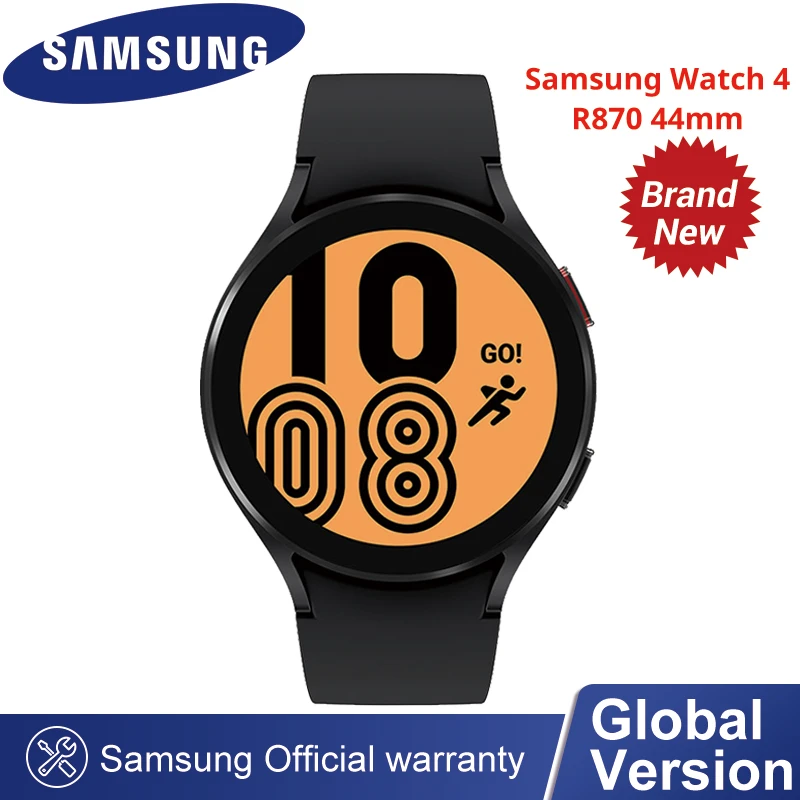 Original Samsung Watch 4 Bluetooth R870 44mm 1.4'' Amoled Screen Gps