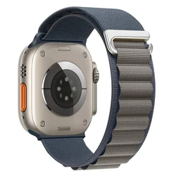 Premium Alpine Loop Strap for Apple Watch - Durable and Stylish Bracelet Band (New Blue)