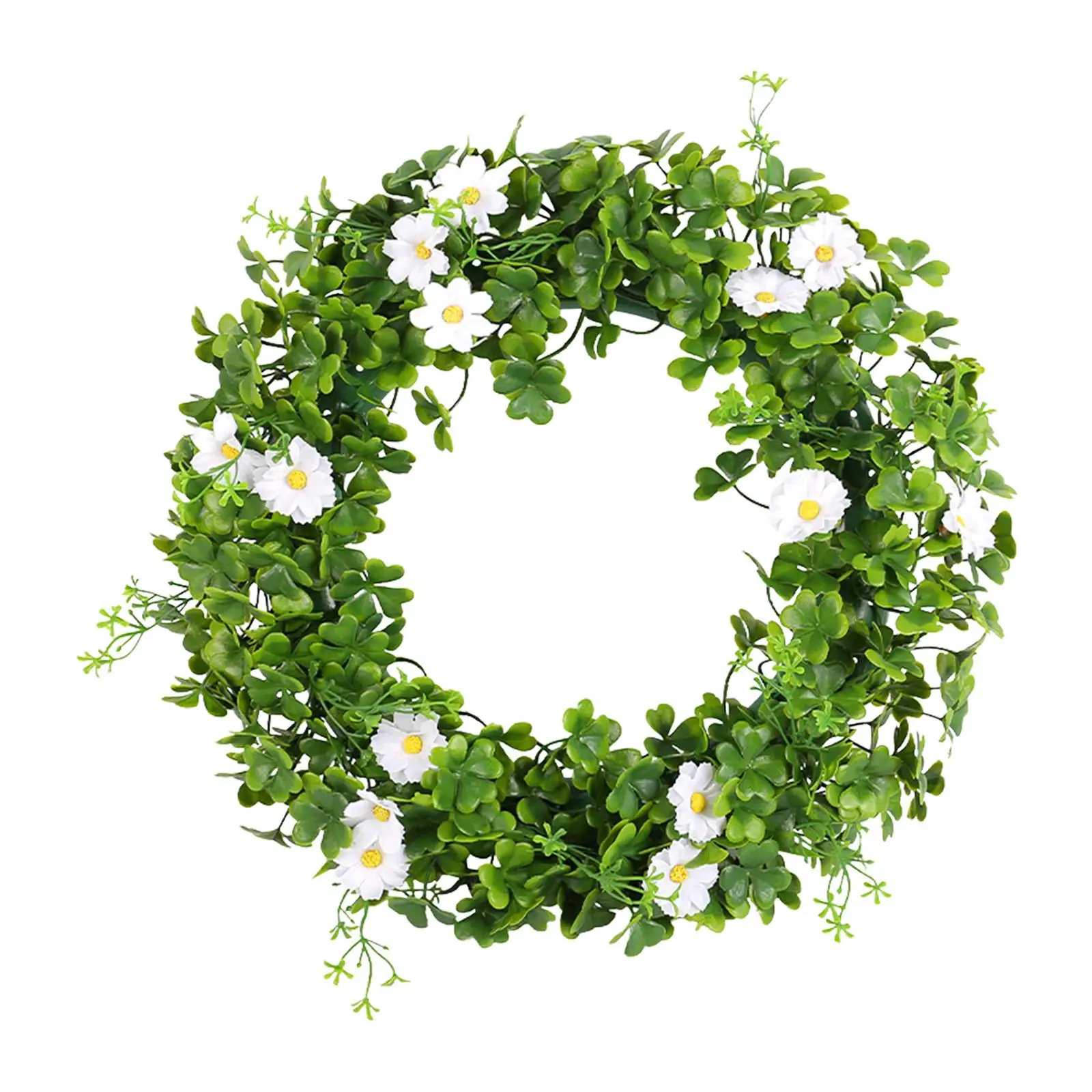 Spring Wreath Durable with Flowers Home Garland Wreath Front Door Wreath Flower Wreath for Holiday Porch Patio Party Window