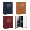 Mini simulation book safe with lock, children's piggy bank, desktop storage box with lock, paper currency and gold coin storage 4