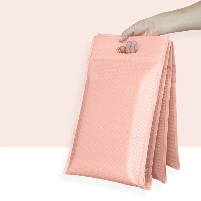 20 Pz 33X40 + 6Cm Colore Chiaro Tote Bubble Mailers All'Ingrosso Bulk Film Busta Imballaggio Spedizione Avvolgere Sacchetto Di Imballaggio Grande Lato