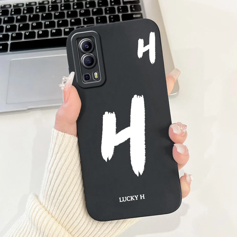 Cute Lucky Letters Soft TPU Phone Case - Fun Design Bumper Cover