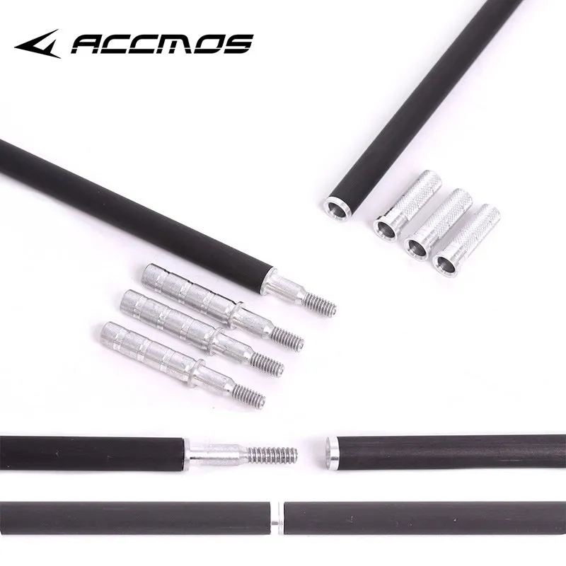 Connecteur Adaptateur De Pointe De Flèche En Aluminium - OD 8mm - Tir à L'arc