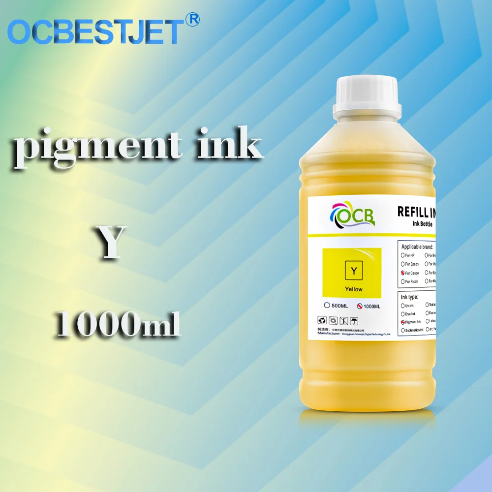 1000ML Pigment Ink For Canon PFI-120 320 307 707 PFI-8120 For TM-200 TM200 TM-205 TM-300 TM-305 TM300 iPF 830 840 850 Printer