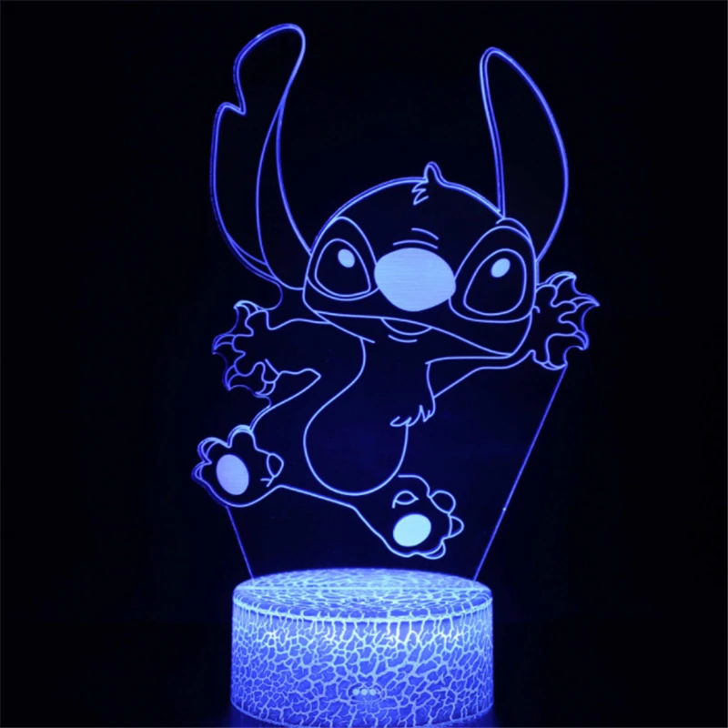 Lampe 3D Stitch