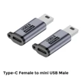 Type C to MiniUSB x2