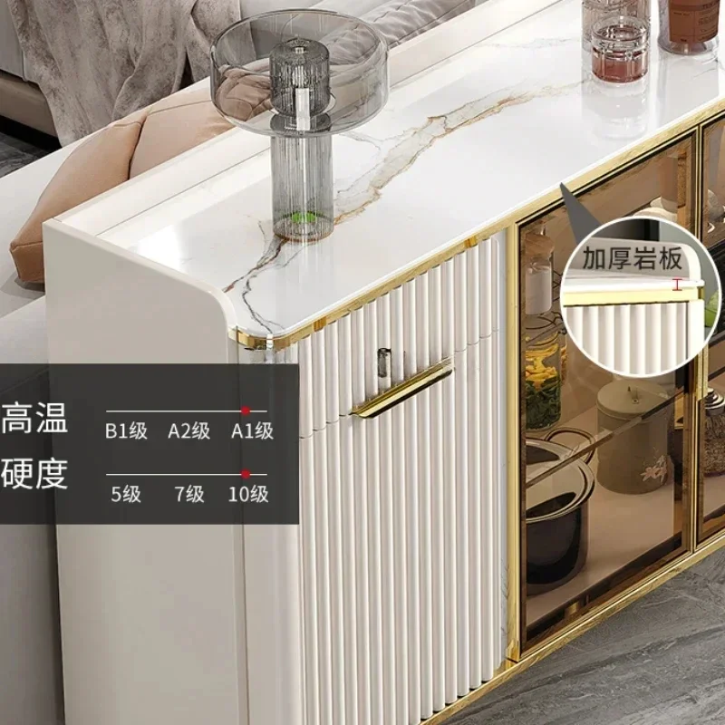Art Side Panel Modern Wooden Countryside Style et Design Side Panel Corner Living Room Kitchen Furniture