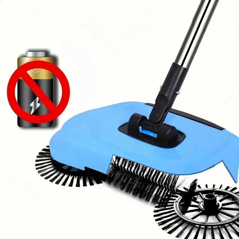 Hand Push Floor Sweeper Hand Push Carpet Sweeper Non-Electric Vacuum Sweep Sweeper Floor Cleaning Tools for Home Sweeping