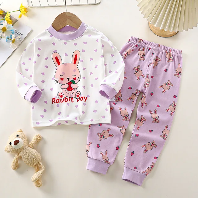 Pajama Set Night Clothes For Babies Spring Autumn Children Pajamas